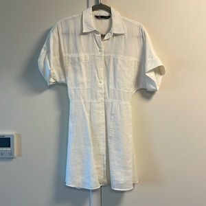 Zara White Dress